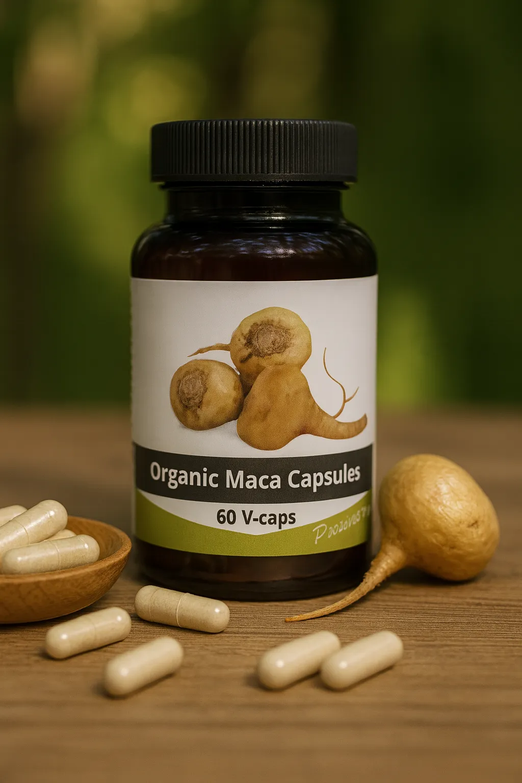 Organic Maca Gelatinised 500mg