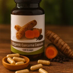Organic Turmeric with Piperine 600mg
